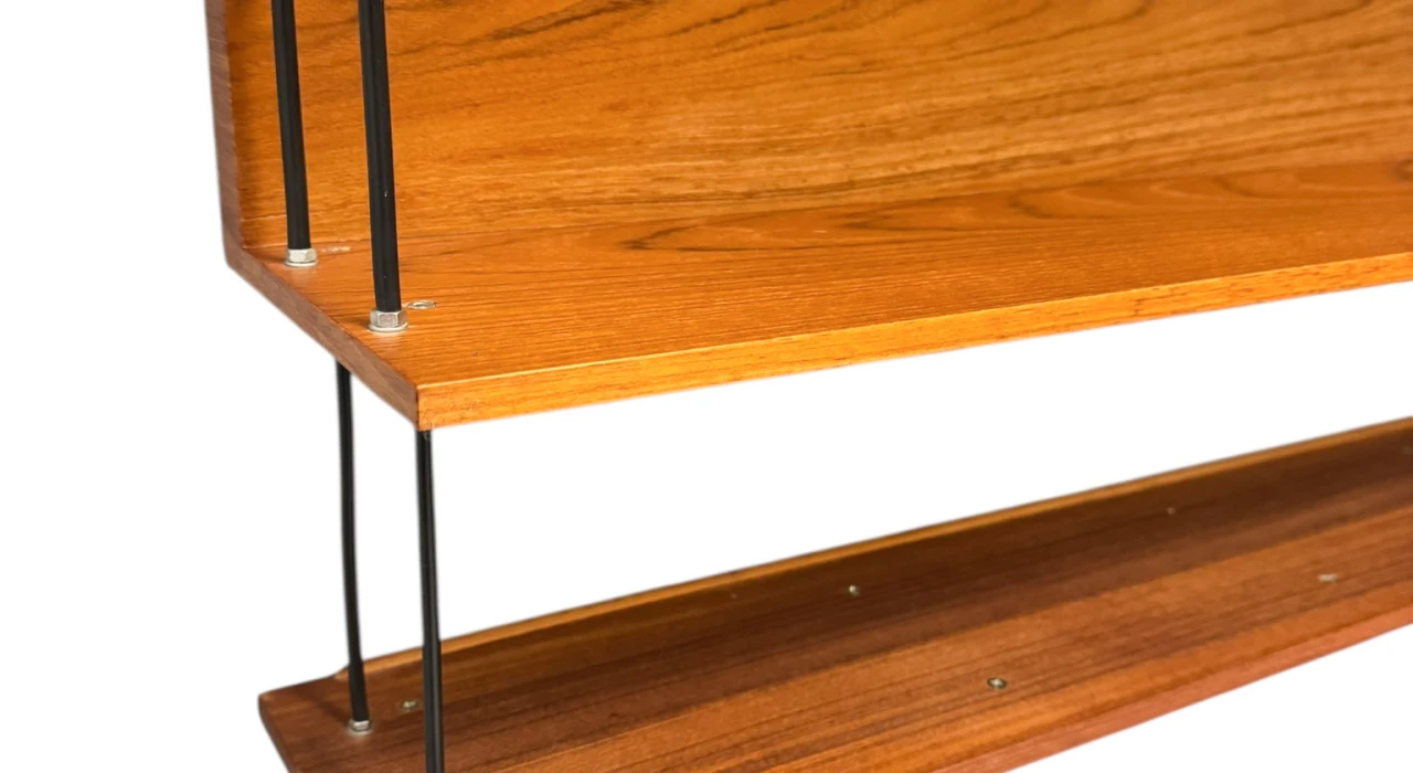 Mid-Century Modern Wall Mounted Shelf by Walter Wirtz for Wilhelm Renz, 1960s